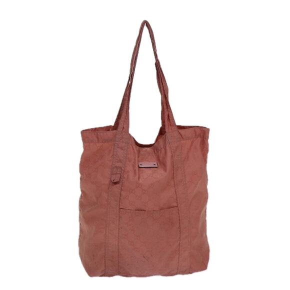 GUCCI GG Canvas Tote Bag Pink - Picture 1 of 12